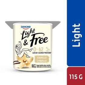 Yogurt Batido Light & Free Vainilla 115 g