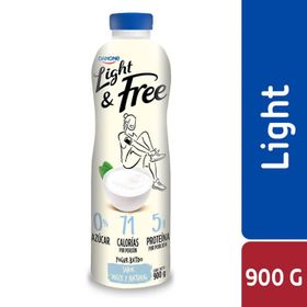 Yogurt Light & Free Natural 900 g