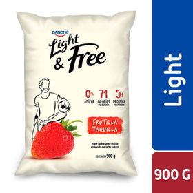 Yogurt Batido Light & Free Frutilla 900 g