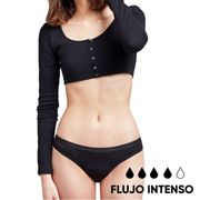 Calzón Menstrual BloodyGreen Bikini Flujo Intenso XS