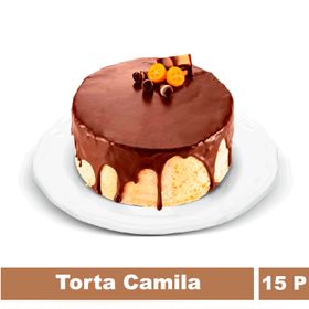 Torta Panqueque, Mermelada Naranja, Crema Italiana y Trufa