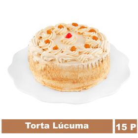 Torta Bizcocho, Crema y Puré de Lucuma