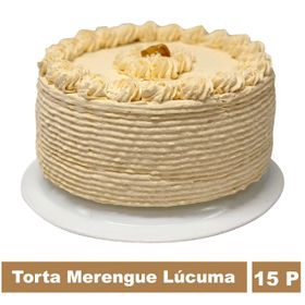 Torta Discos de Merengue, Crema y Lúcuma Natural