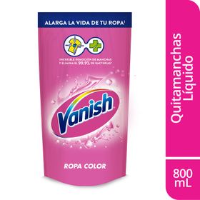 Quitamanchas Vanish Rosa Doypack 800 ml