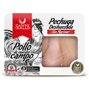 Pechuga de Pollo Deshuesada Canto del Gallo Sin Marinar 550 g