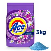 Detergente Polvo Ace Lavanda Ideal Ropa Blanca y de Color 3 kg