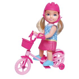 Muñequita Con Bicicleta