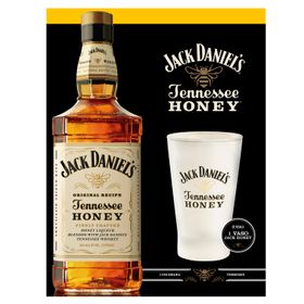 Whisky Jack Daniel´s honey 35°, 750 cc + vaso