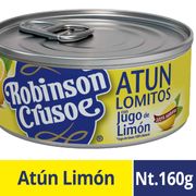 Atún Lomitos Con Jugo de Limón 104 g drenado