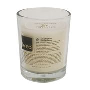 Vela Votiva Vaso Vidrio Taupe