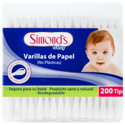 Varitas de Algodón Simond's Baby 200 un.