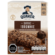 Barra Cereal Quaker Brownie 6 un.