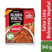 Salsa Lista Bolognesa Vegetal 340 g