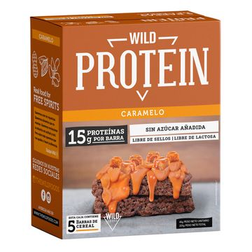 Barra Wild Protein caramelo 5 un.