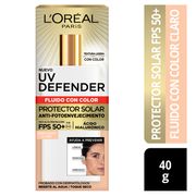 Protector Solar Fluido UV L'Oréal Claro Defender 40 g