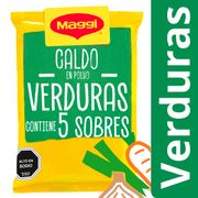 Caldo En Polvo Maggi Verduras 35 g 5 Sobres de 7 g