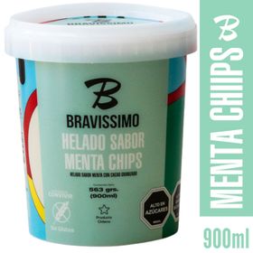 Helado Bravissimo Menta Chips 900 ml