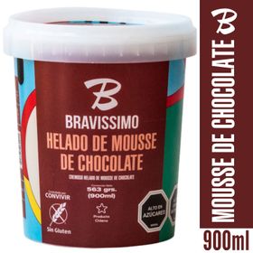 Helado Bravissimo Mousse de Chocolate 900 ml