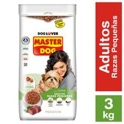 Alimento Perro Adulto Master Dog Razas Pequeñas Carne 3 kg