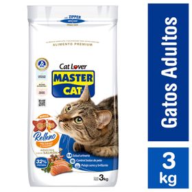 Alimento Gato Adulto Master Cat Relleno 3 kg