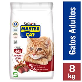 Alimento Gato Adulto Master Cat Carne y Leche 8 kg