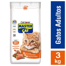 Alimento Gato Adulto Master Cat Salmón y Sardina 3 kg