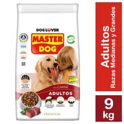 Alimento Perro Adulto Master Dog Carne 9 kg