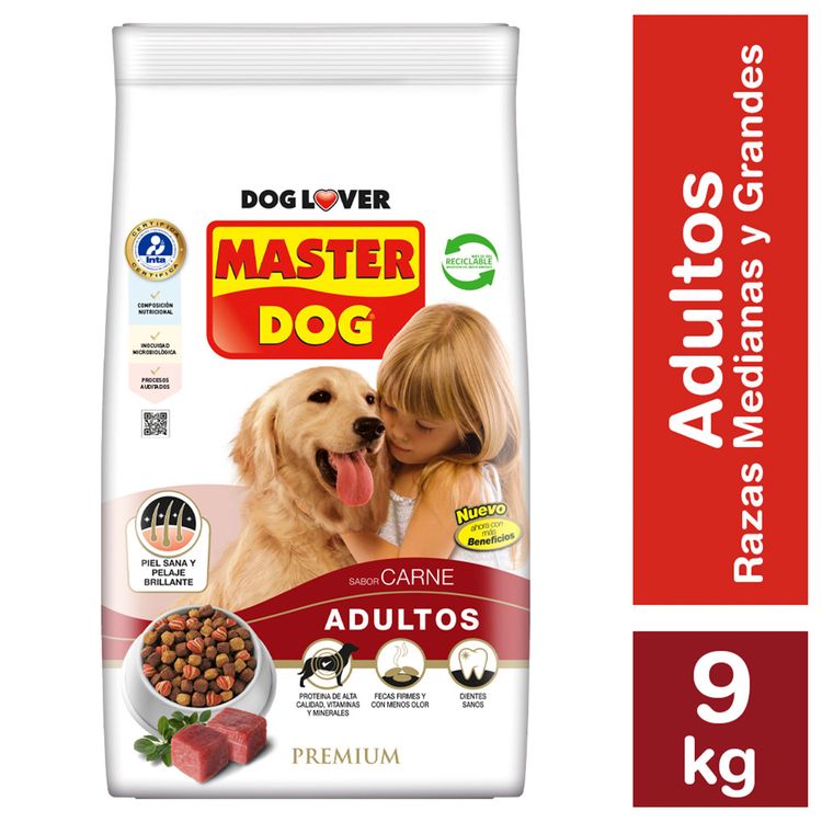Alimento Perro Adulto Master Dog Carne 9 kg