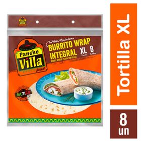 Tortillas Pancho Villa Integrales XL 380 g 8 un.