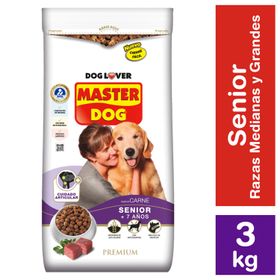 Alimento Perro Senior Master Dog Carne 3 kg