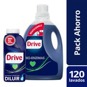 Detergente Líquido Drive Botella 3 L + Drive Diluible 500 ml