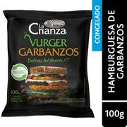 Hamburguesa Vegetal La Crianza Vurger Garbanzos 100 g