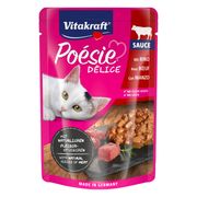 Alimento Húmedo Gato Vitakraft Poésie Délice Salsa Vacuno 85 g