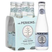 Pack 4 un. Bebida Mr. Perkins Agua Tónica 200 ml