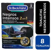 Renovador de Negros Dr. Beckmann Toallitas 8 un.