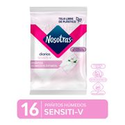 Pañitos Húmedos Íntimos Nosotras Sensitiv 16 un.