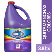 Quitamanchas Clorox Ropa Colores Vivos 3.8 kg