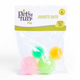 Juguete Gato Pet's Fun Pack Pelotitas Surtido