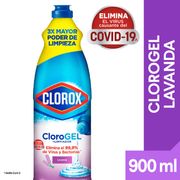 Cloro Gel Clorox Lavanda 900 ml