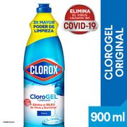 Cloro Gel Clorox Original 900 ml