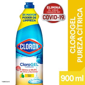 Cloro Gel Clorox Pureza Cítrica 900 ml