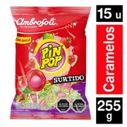 Chupetse Pin Pop Surtido 255 g 15 un.