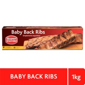 Costillas Super Cerdo Baby Back Ribs 1 kg