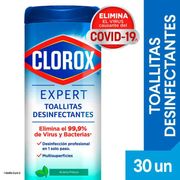 Toallitas Desinfectantes Clorox Expert Fresco 30 un.