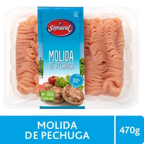 Carne Molida de Pechuga de Pavo Sopraval 2% Grasa 470 g
