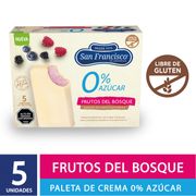 Helado San Francisco Multipack Frutos del Bosque Con Chocolate 75 g 5 un.