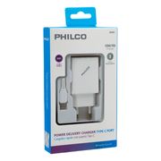 Cargador Rápido de Pared Philco Qualcomm 3.0 a USB Tipo C