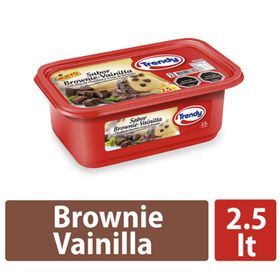 Helado Trendy Brownie Vainilla 2.5 L