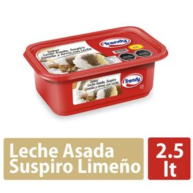 Helado Trendy Leche Asada-Suspiro Limeño-Arroz Con Leche 2.5 L