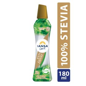 Endulzante Iansa Cero K Líquido 100% Stevia 180 ml